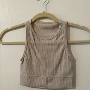 Skims Ribbed Crop Tank